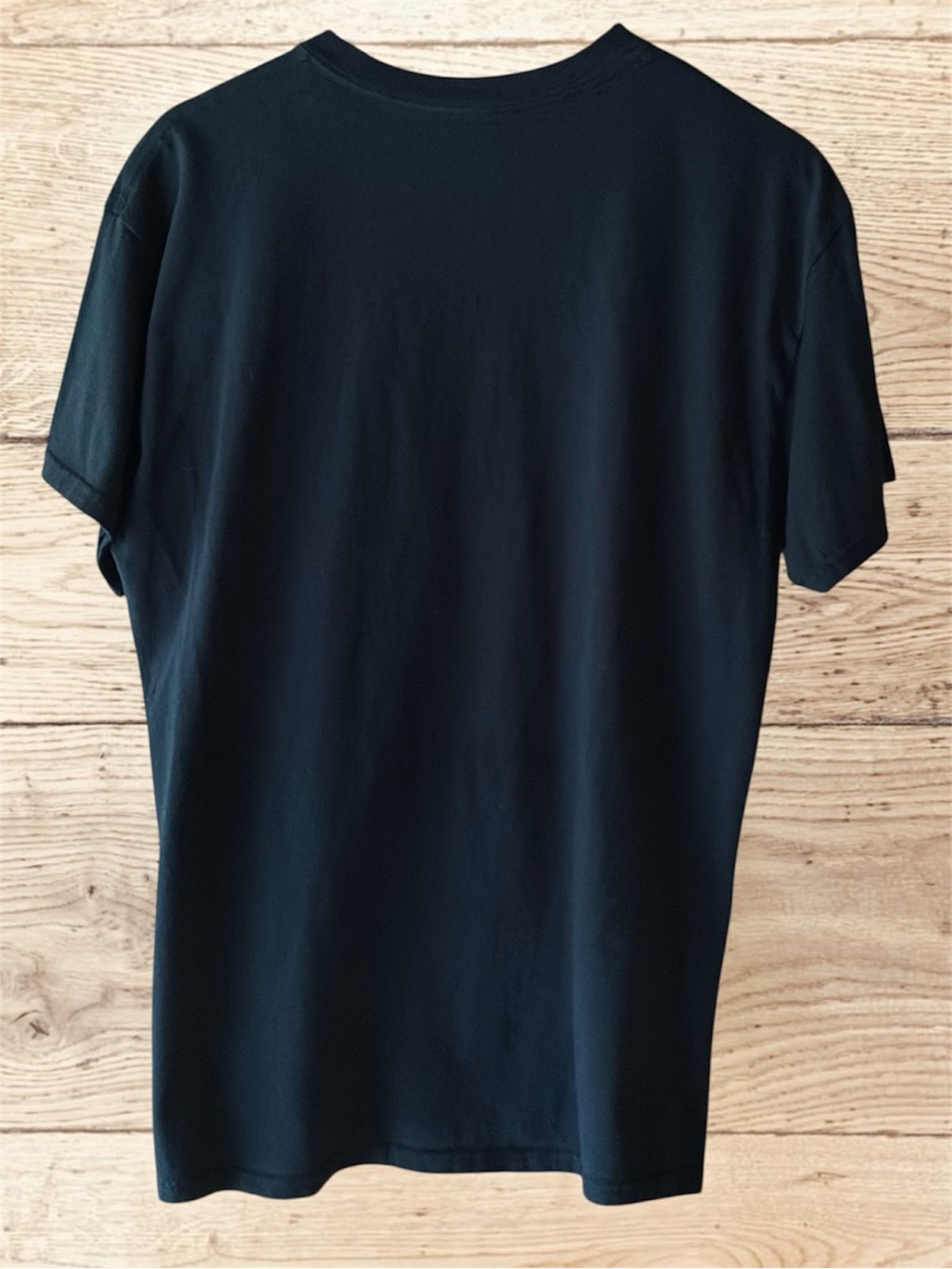 NIRVANA Black Tee with Yellow Smiley Graphic - Picture 3 of 6
